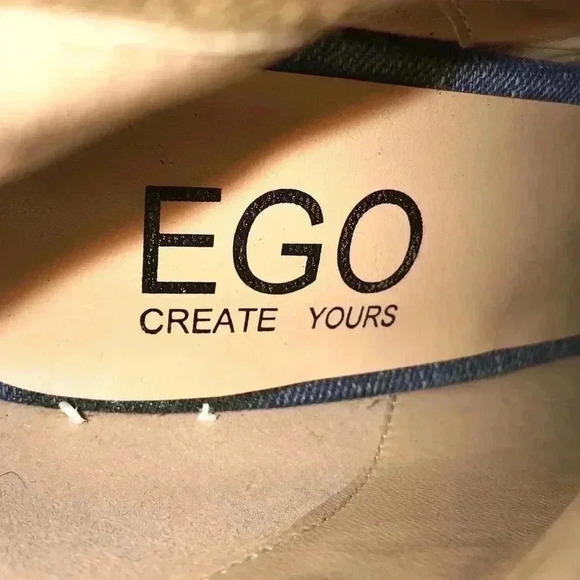 EGO Denim Distressed Stiletto Bootie Size 39 - Picture 6 of 6